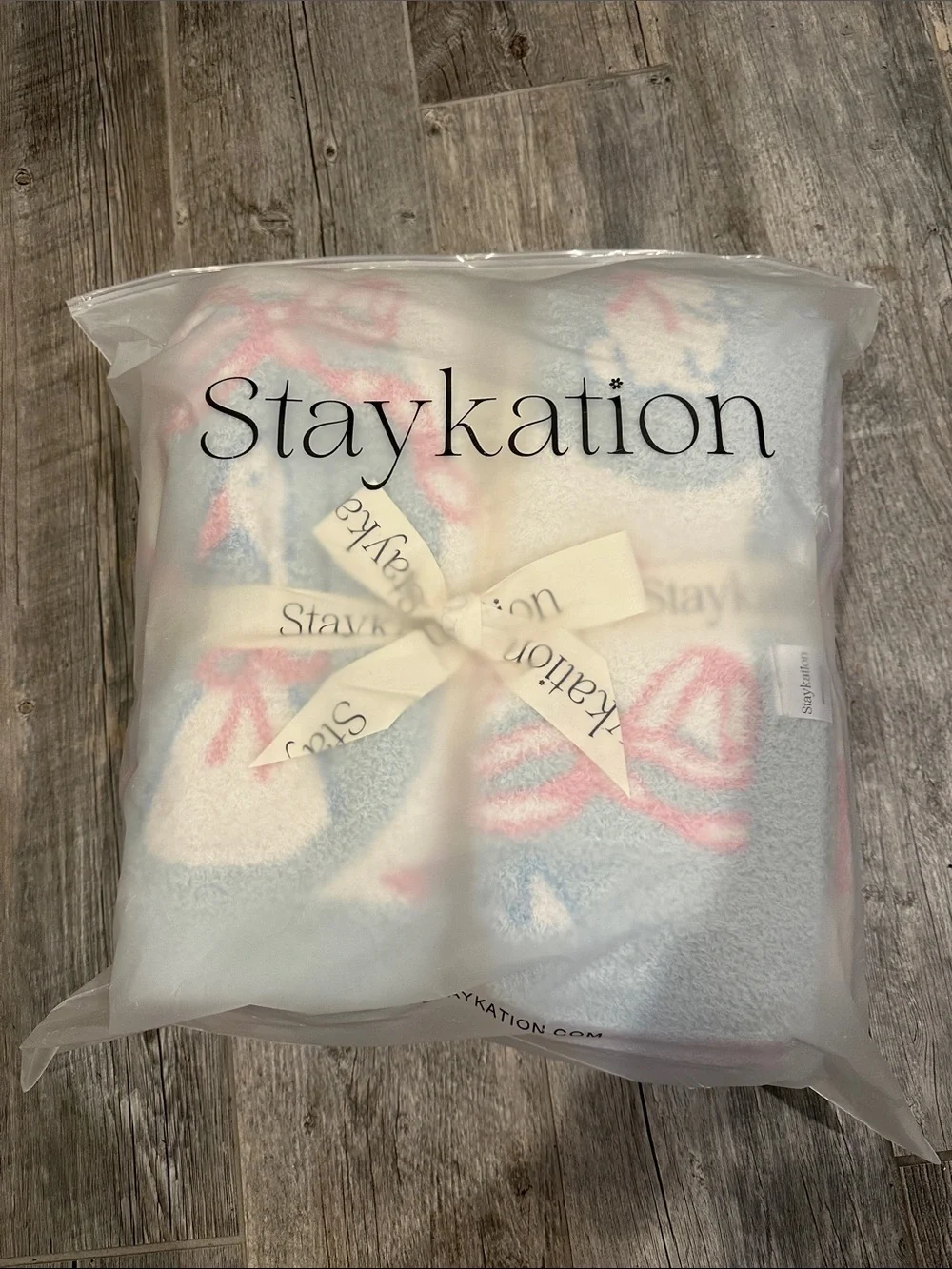Staykation Bunny & Goose Easter, Toddler, Baby Plush Blanket NWT